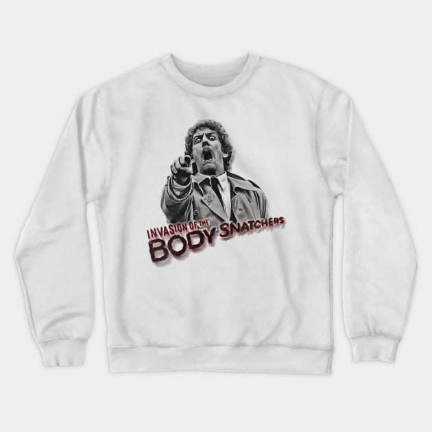 Invasion of the Body Snatchers Scream Crewneck Sweatshirt by darklordpug